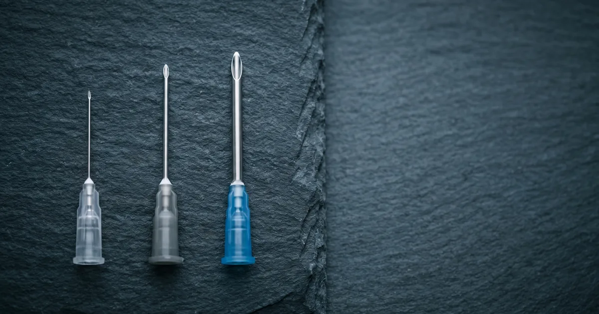 29G, 30G, 31G: How to Actually Pick a Needle Gauge